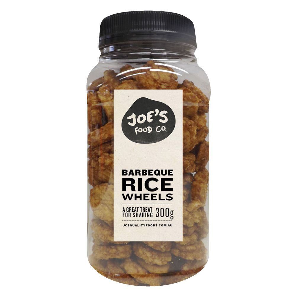 J.C.'s Quality Foods BBQ Rice Wheels 300g