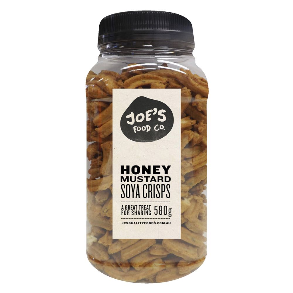 J.C.'s Quality Foods Honey Mustard Soy Crisps 580g