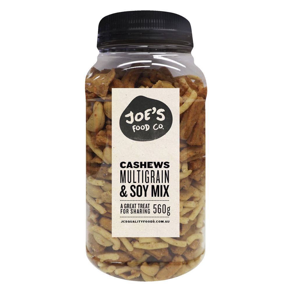 J.C.'s Quality Foods Cashews Multigrain Soy Mix 560g