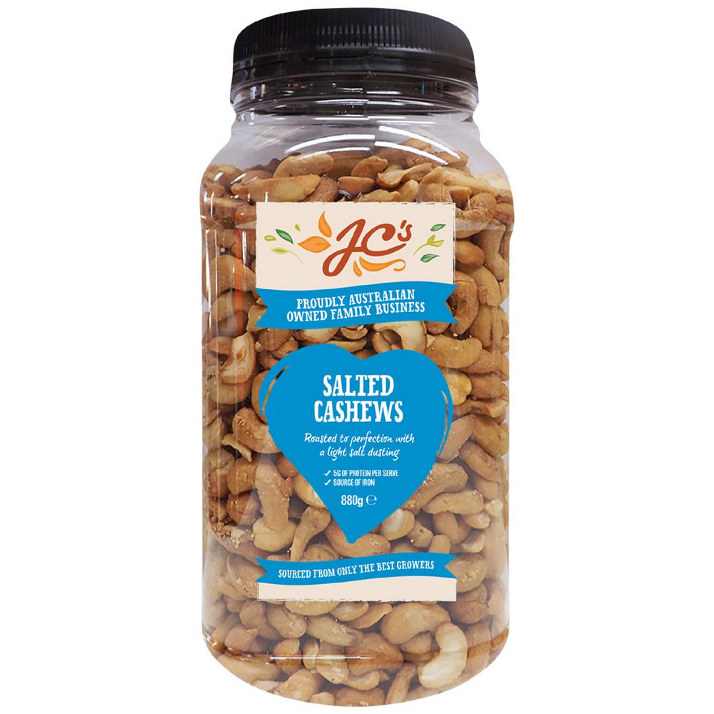 J.C.'s Quality Foods Salted Cashews 880g