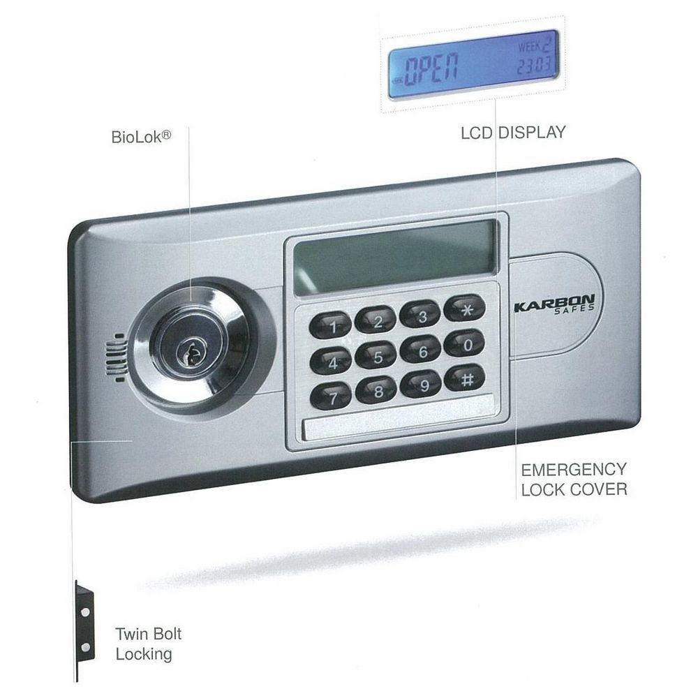 Karbon Titan 11.6L Digital Fireproof Safe
