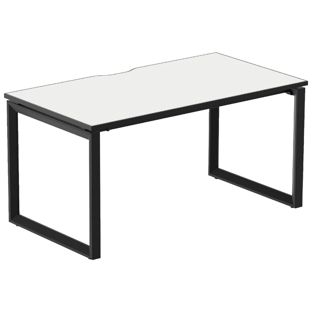 Stilford Professional Desk 1500mm Black/White/Black