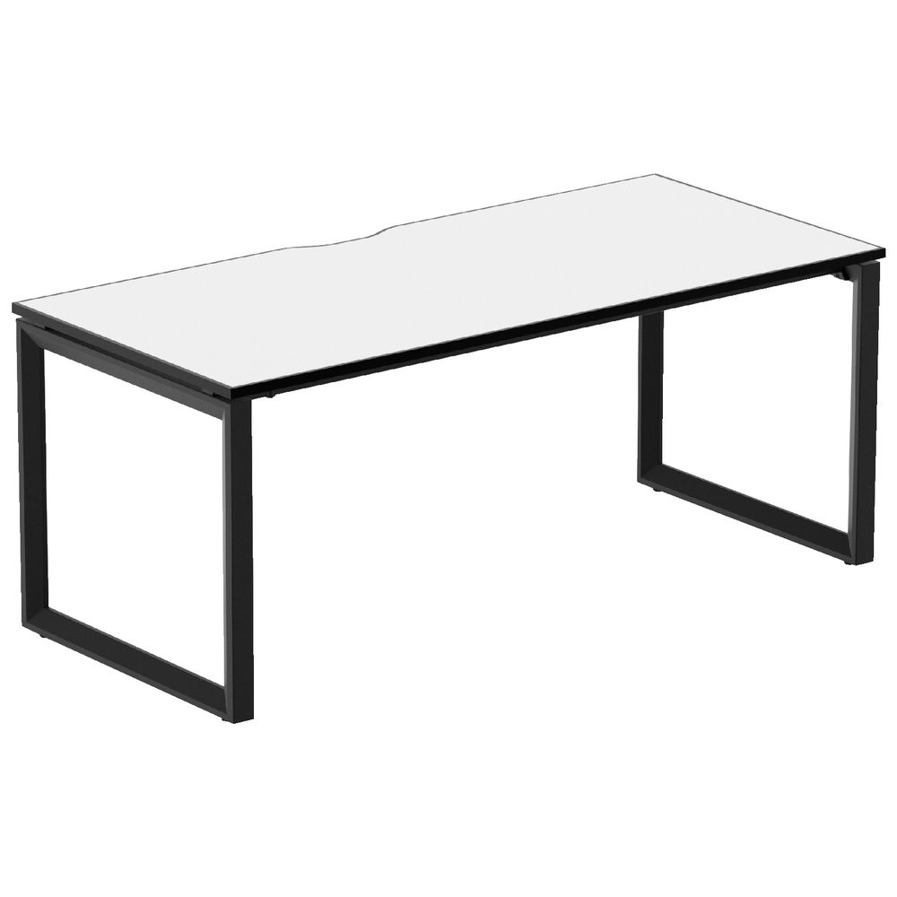 Stilford Professional Desk 1800mm Black/White/Black