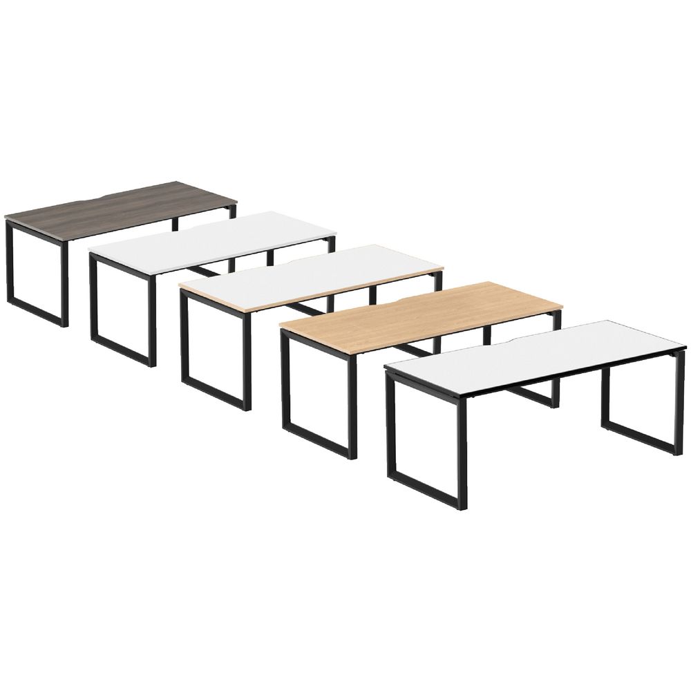 Stilford Professional Desk 1800mm Black/Oak