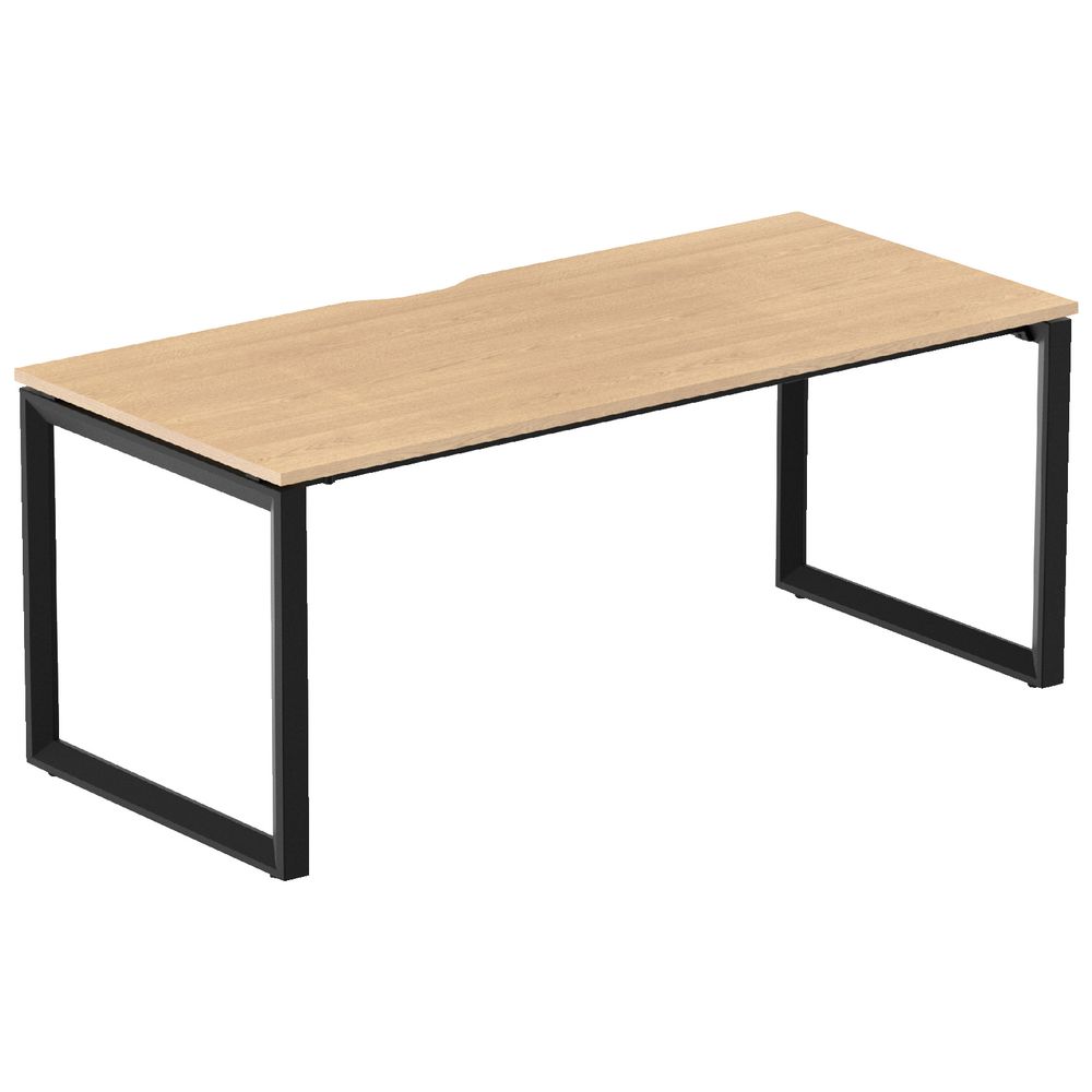Stilford Professional Desk 1800mm Black/Oak