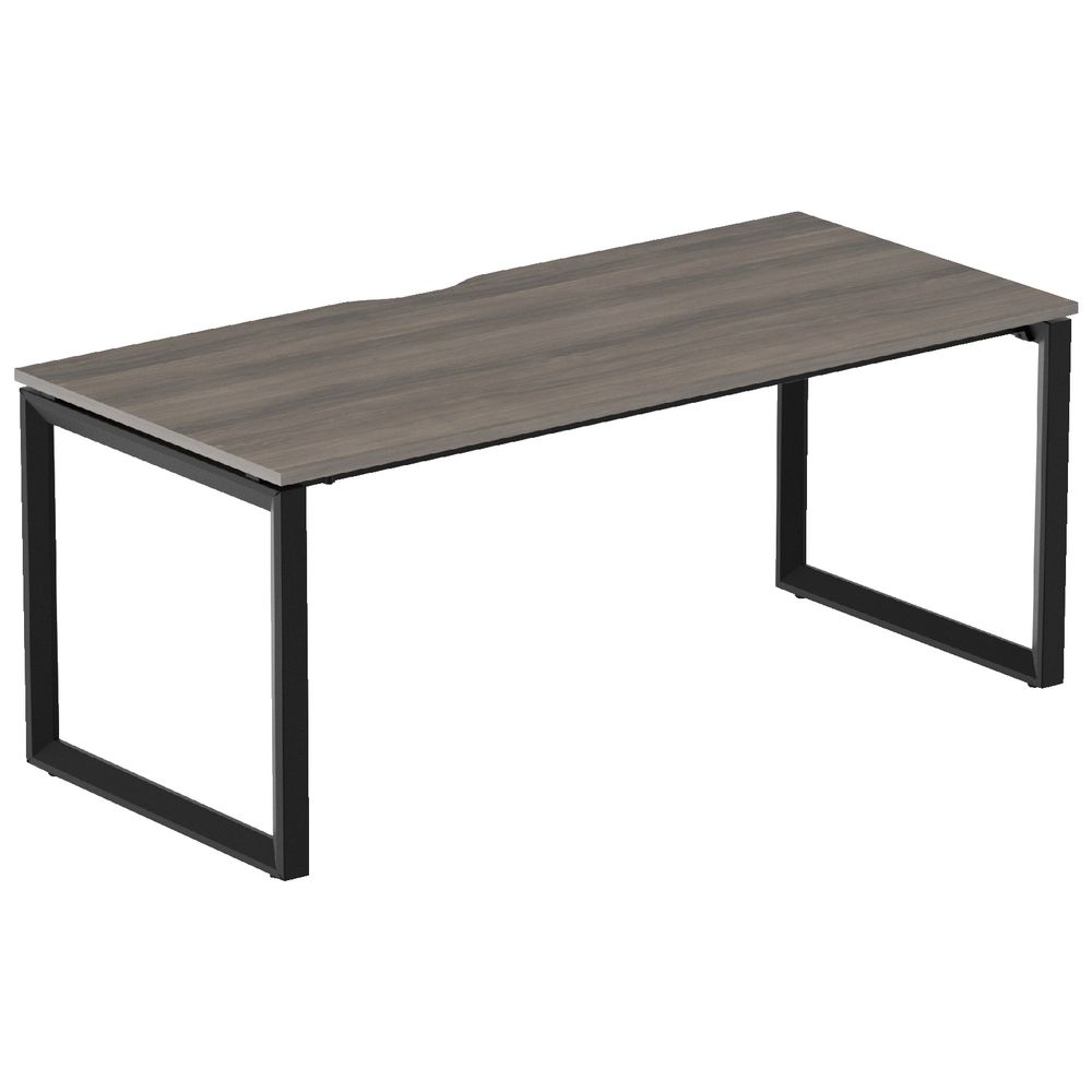 Stilford Professional Desk 1800mm Black/Walnut