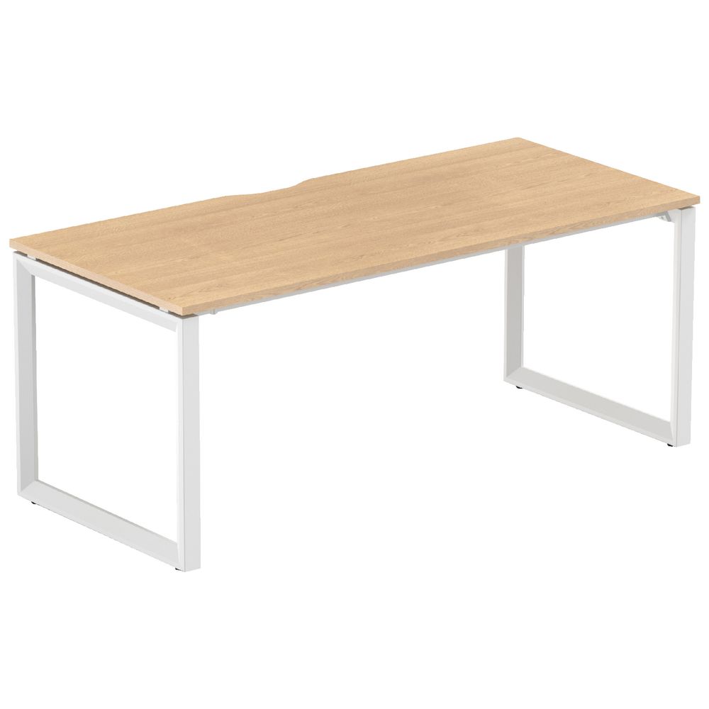 Stilford Professional Desk 1800mm White/Oak