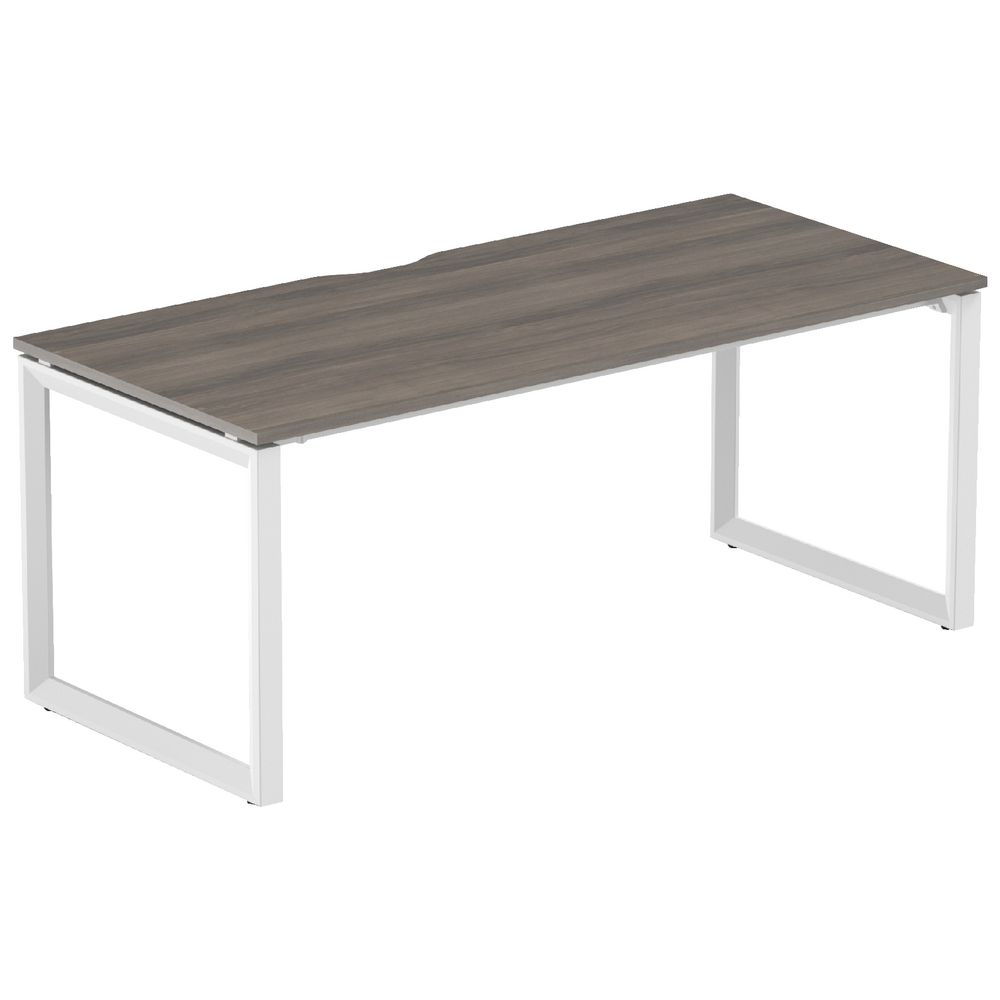 Stilford Professional Desk 1800mm White/Walnut