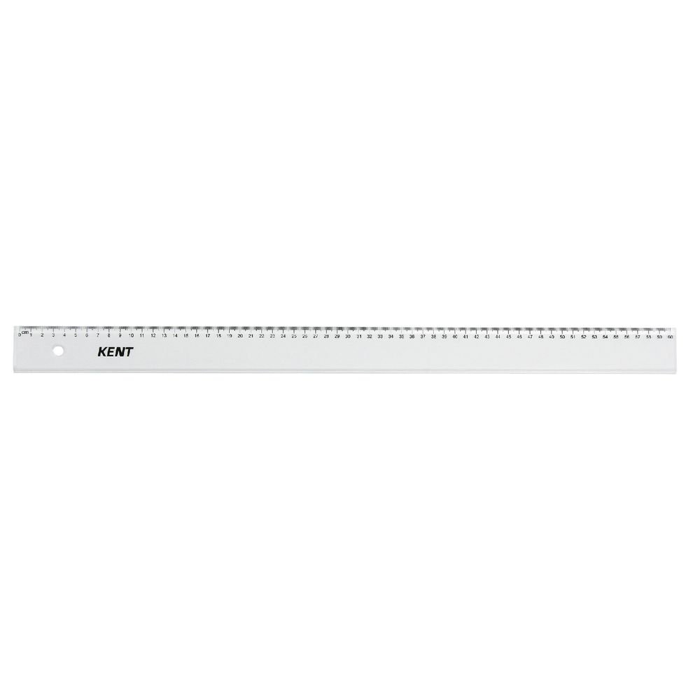 Kent Transparent Ruler 60cm