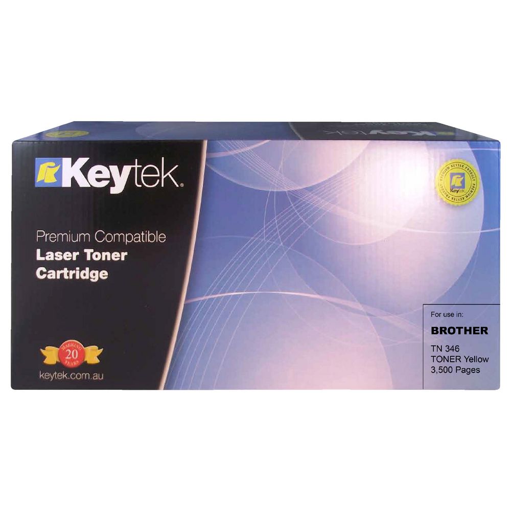 Keytek Alternate Brother TN-346 Toner Cartridge Yellow