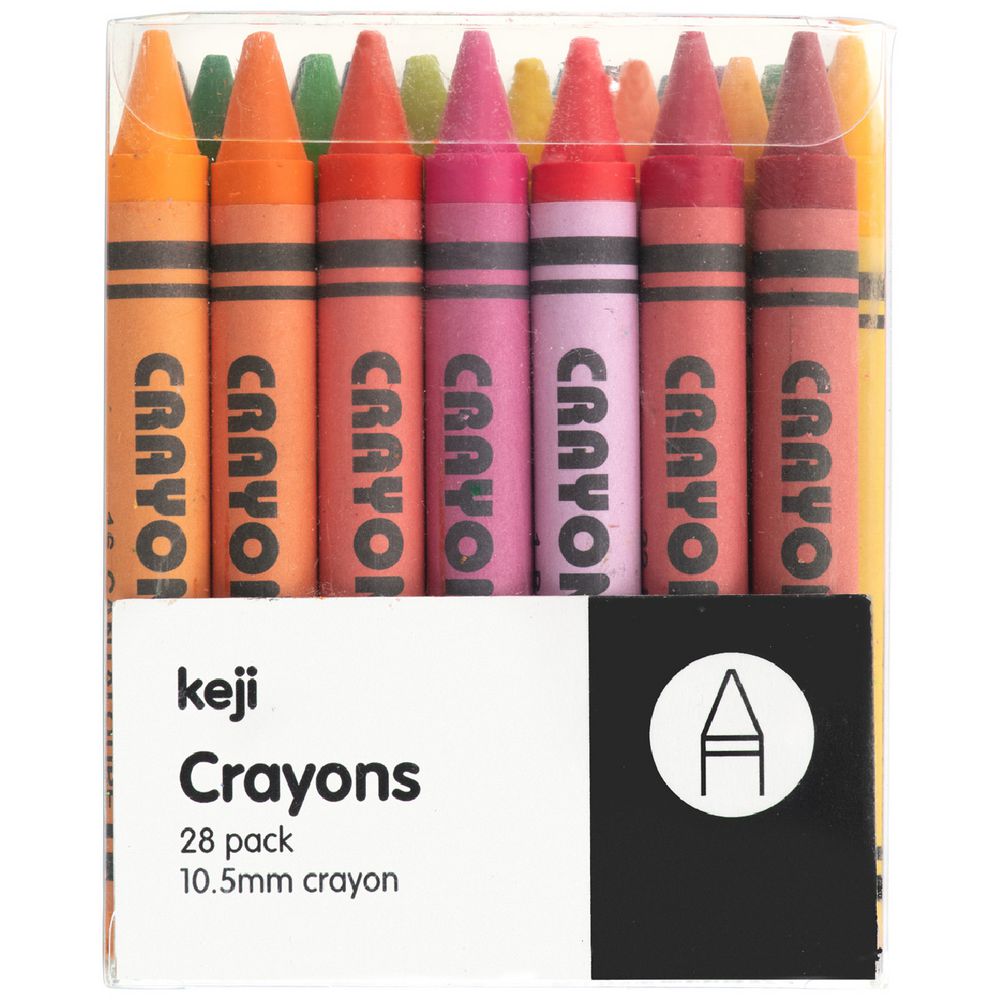 Keji Jumbo Crayons 28 Pack