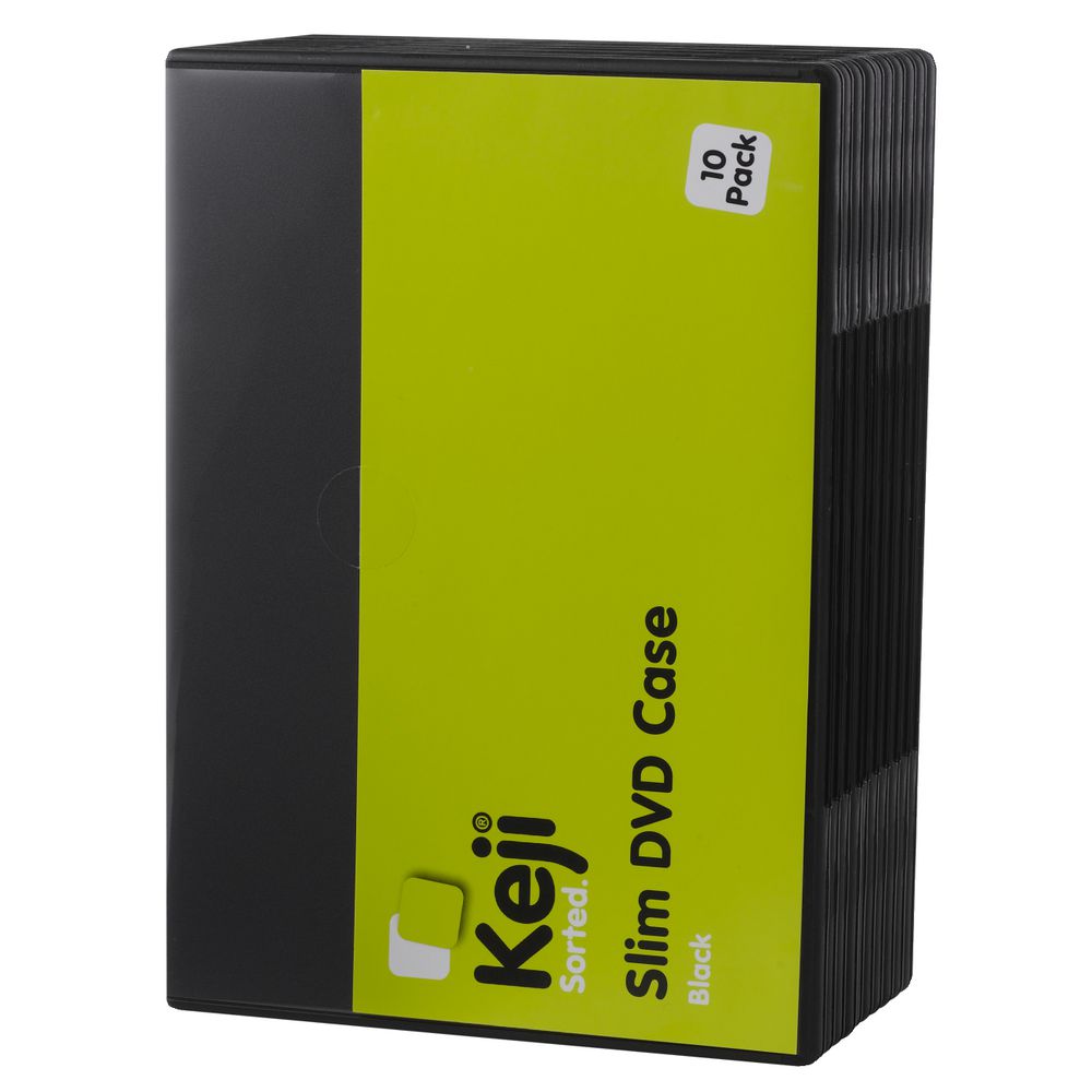 InSystem DVD Slim Black 10 Pack