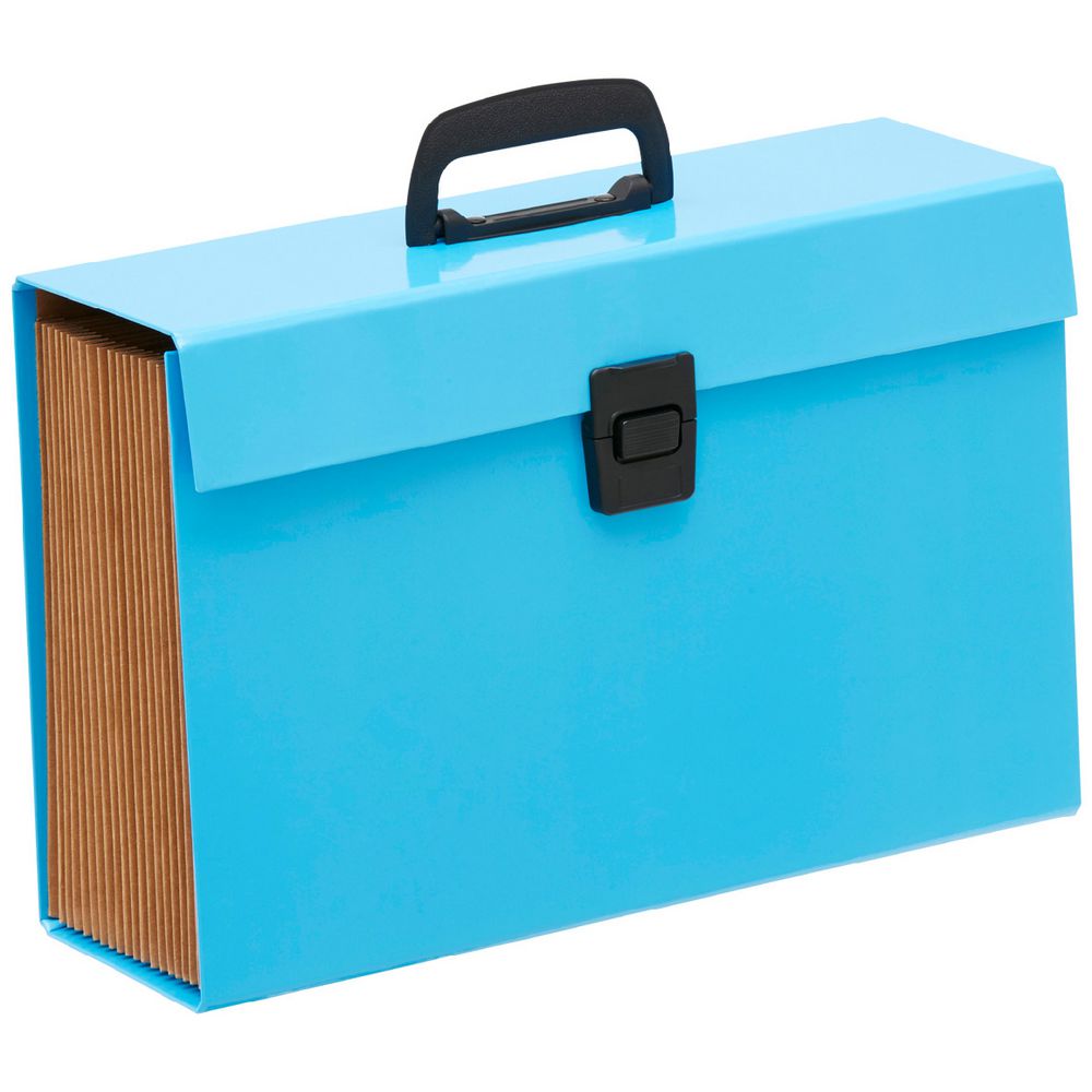 Keji Expanding File Foolscap 19 Pocket Blue