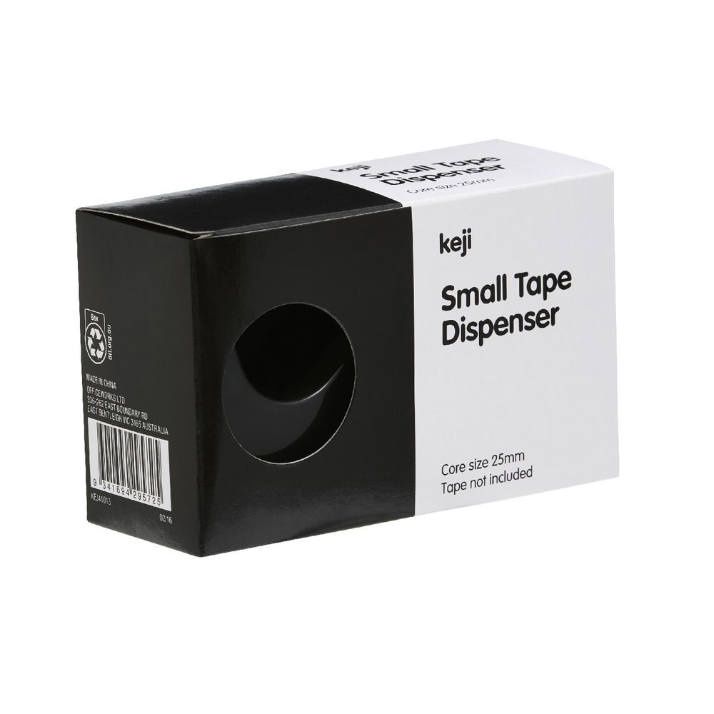 Keji Tape Dispenser Black Officeworks