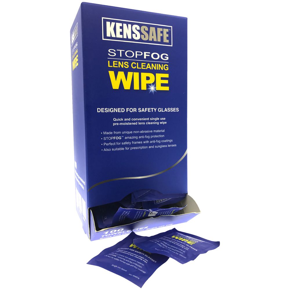 Optica Safety Glasses Lens Wipes 100 Pack
