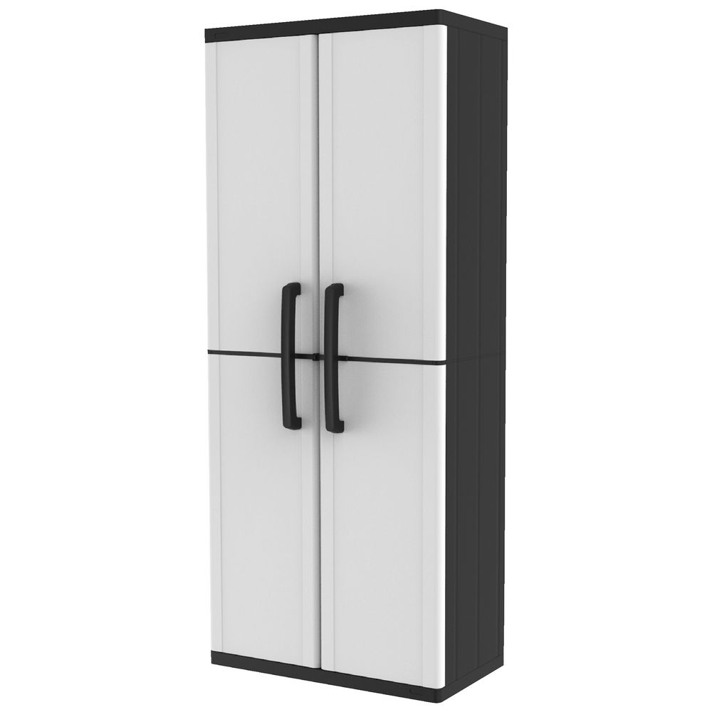 Keter 4 Shelf Cabinet Grey