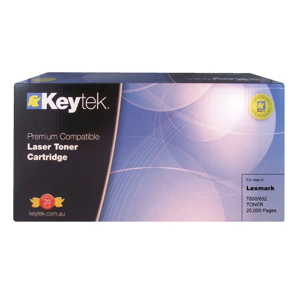 Keytek Alternate Lexmark T650/652 Toner Cartridge Black