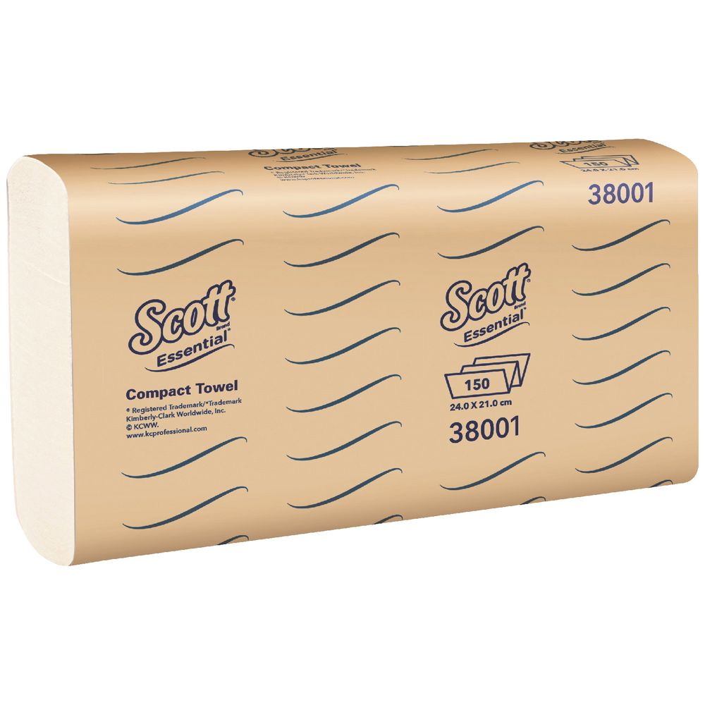 Scott Essential Compact Hand Towel 16 Pack eBay