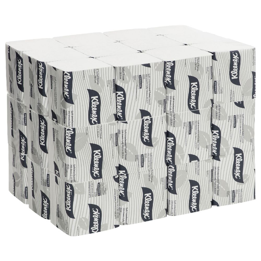 Kleenex Executive Soft Interleaved 2 Ply Toilet Paper 36 Pack