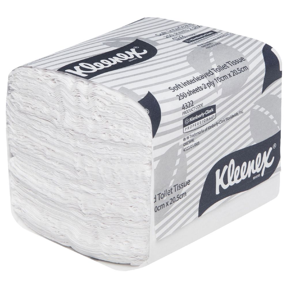 Kleenex Executive Soft Interleaved 2 Ply Toilet Paper 36 Pack