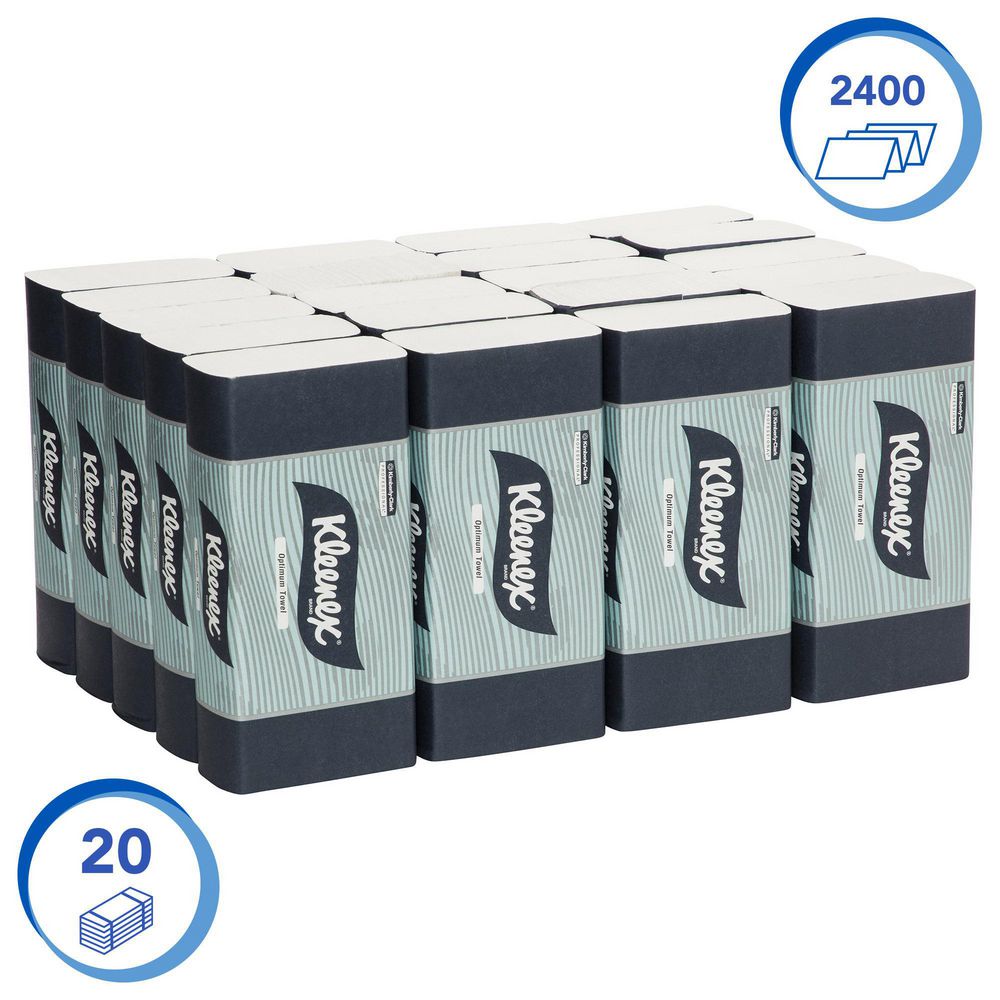 Kleenex Optimum Hand Towel 120 x 20 Pack Officeworks