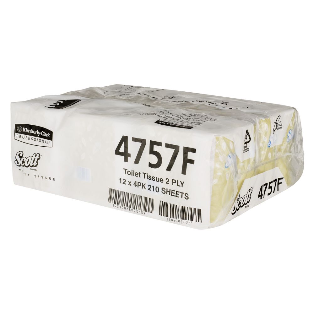 Scott Toilet Tissue 210 Sheet 12 x 4 Pack