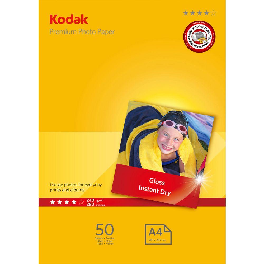 Kodak Premium Photo Paper 50 Sheet