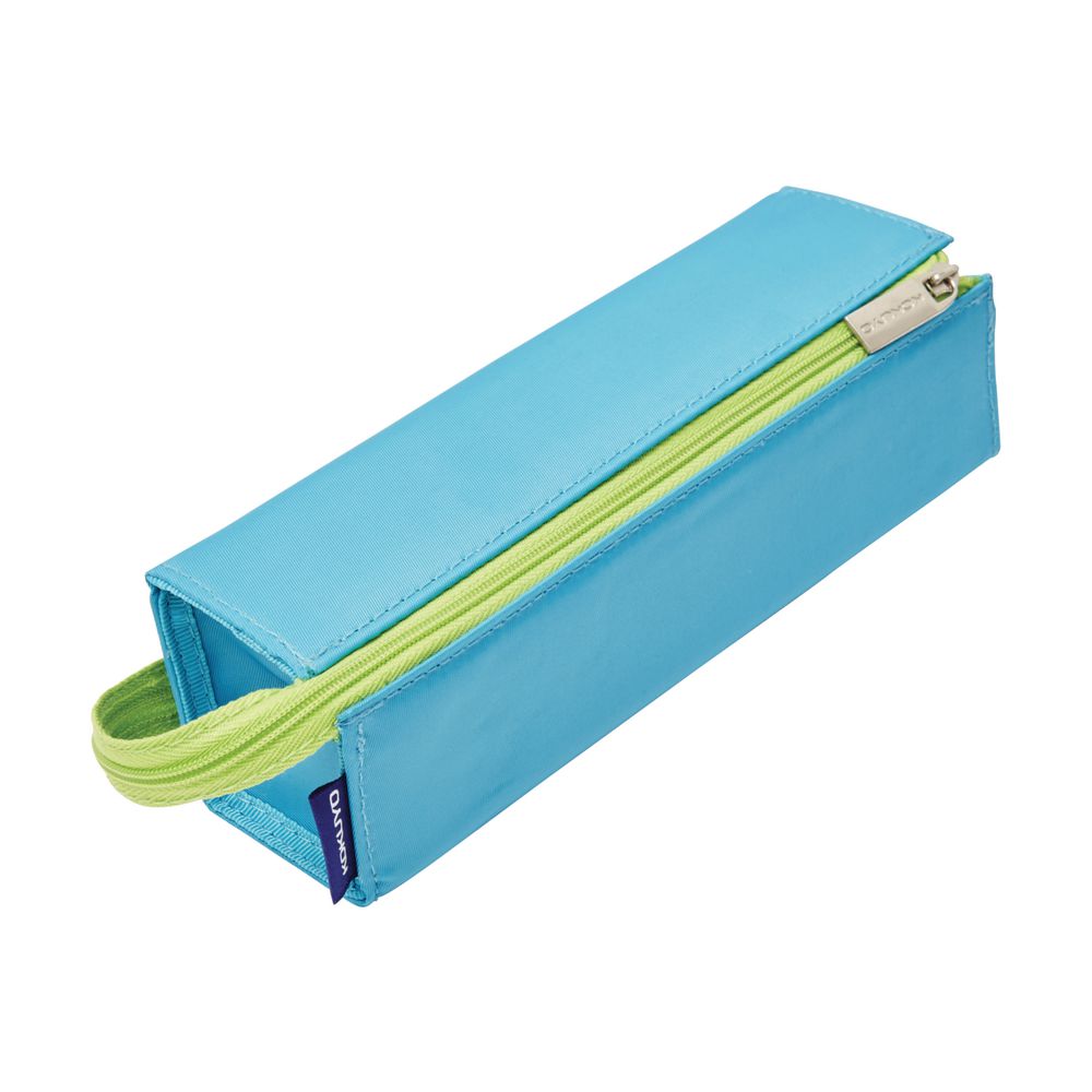 Kokuyo Single Zip 2 in 1 Pencil Case Tray Blue