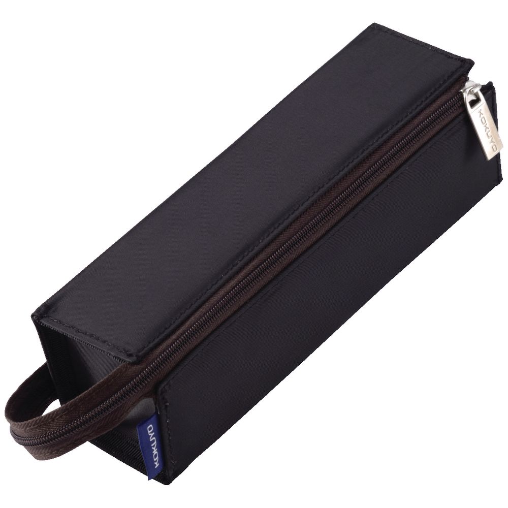 Kokuyo Single Zip 2 in 1 Pencil Case Tray Black
