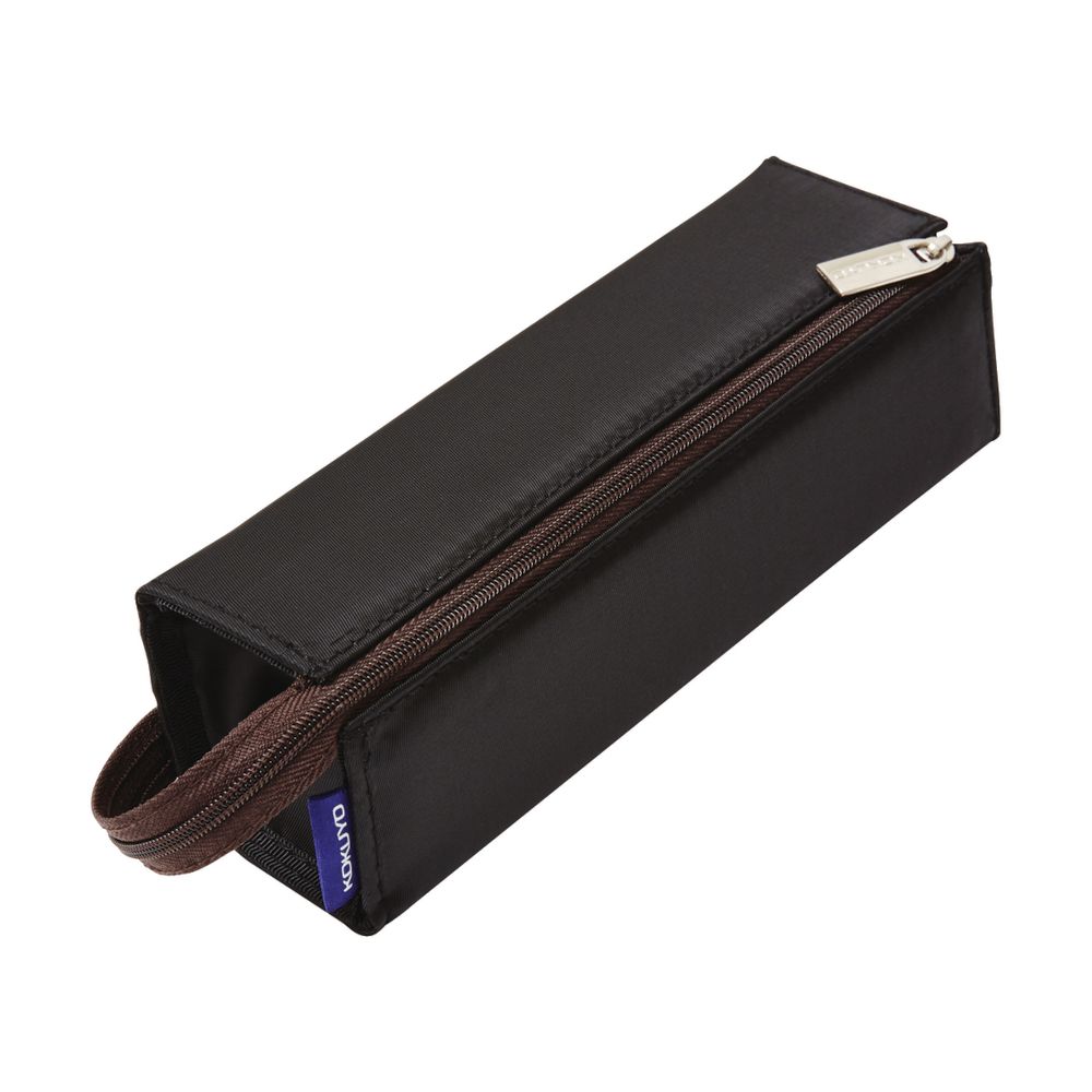 Kokuyo Single Zip 2 in 1 Pencil Case Tray Black