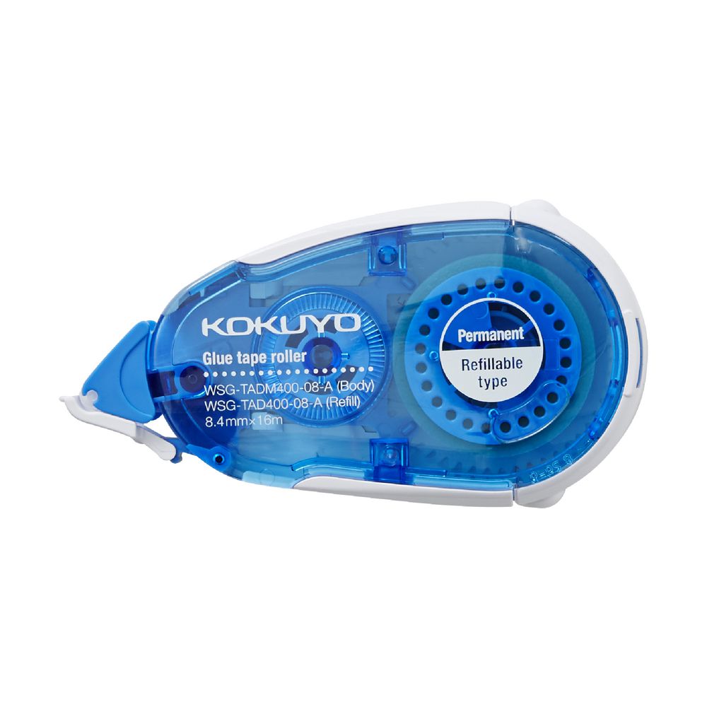Kokuyo Dotliner Glue Tape Small Dots 8.4mm x 16m Blue