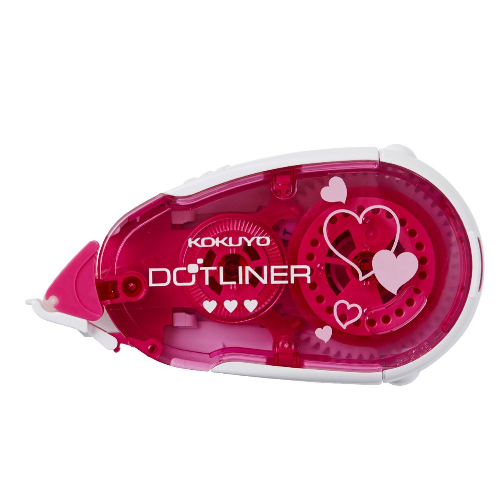 Kokuyo Dotliner Glue Tape Cute Heart 8.4mm x 16m Pink