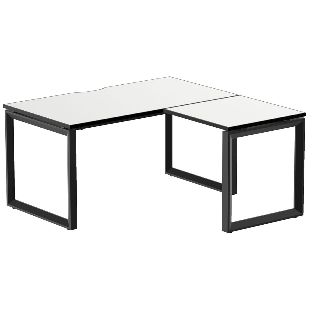 Stilford Professional Workstation 1500mm Black/White/Black