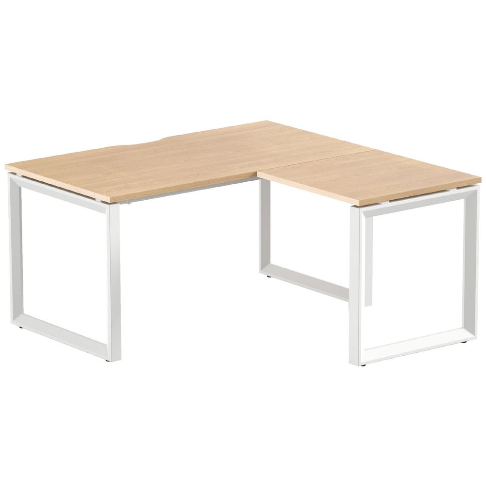 Stilford Professional Workstation 1500mm White/Oak