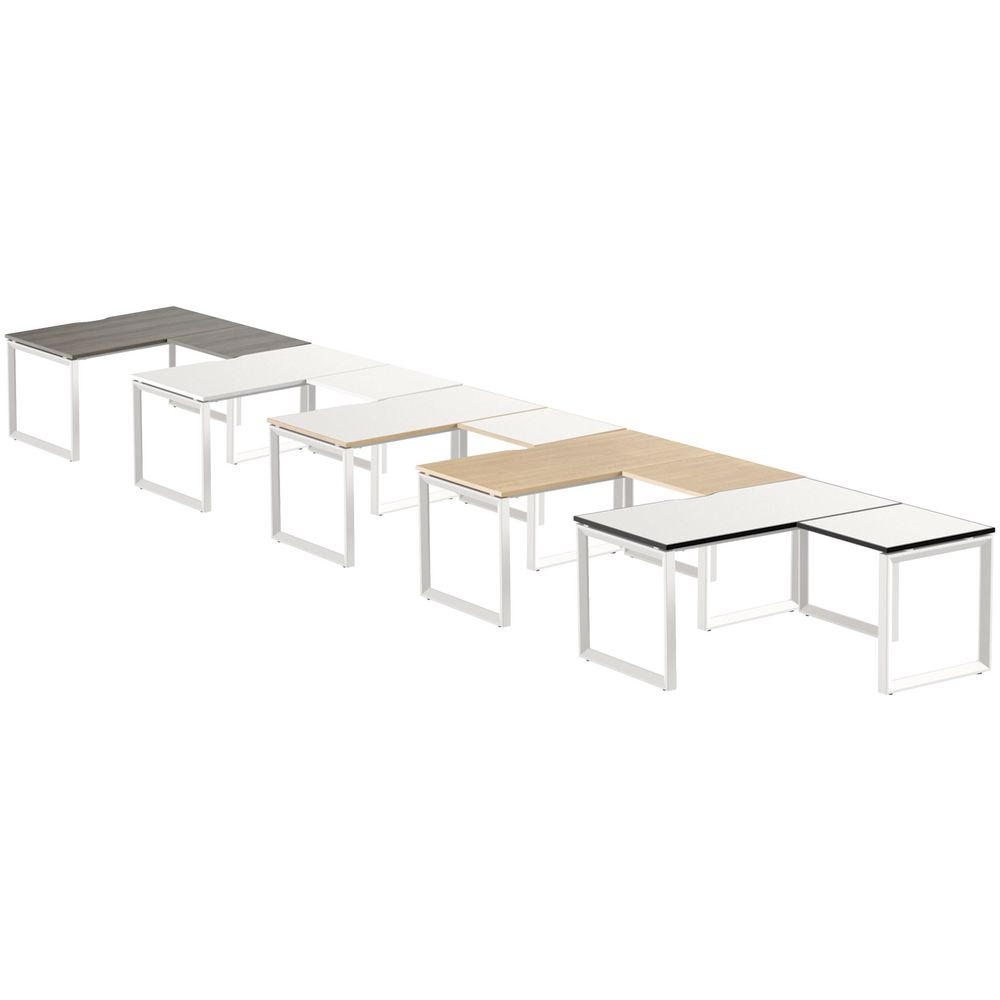 Stilford Professional Workstation 1500mm White/White