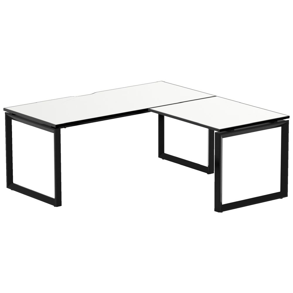 Stilford Professional Workstation 1800mm Black/White/Black