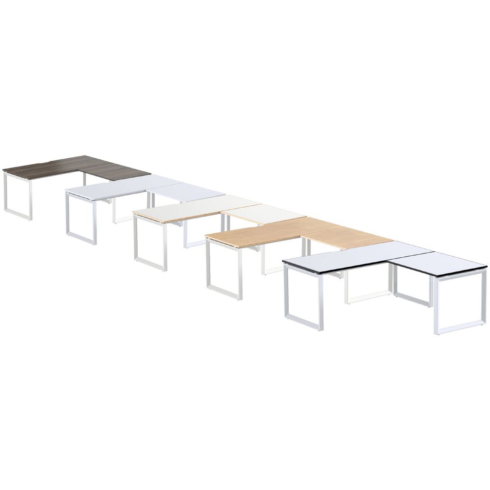 Stilford Professional Workstation 1800mm White/Oak