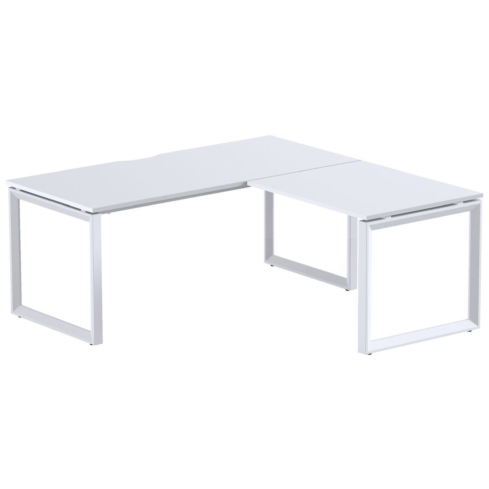 Stilford Professional Workstation 1800mm White/White