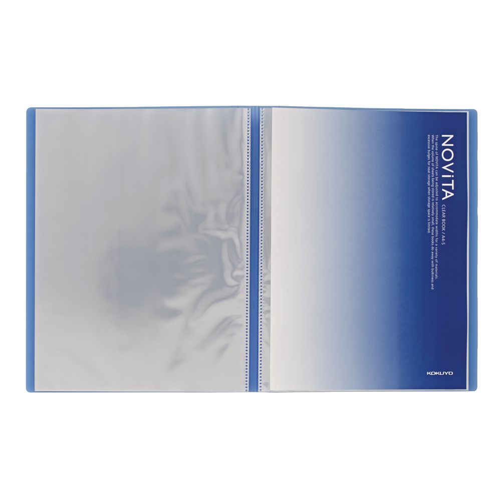 Kokuyo Display Book A4 NOViTA 20 Pocket Blue