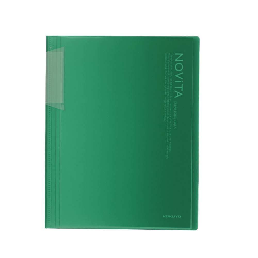 Kokuyo Display Book A4 NOViTA 20 Pocket Green