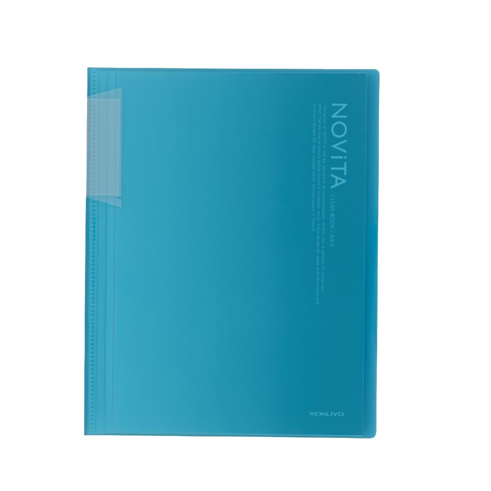Kokuyo Display Book A4 NOViTA 20 Pocket Light Blue