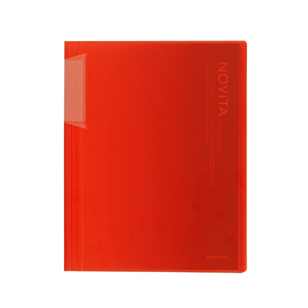 Kokuyo Display Book A4 NOViTA 20 Pocket Orange