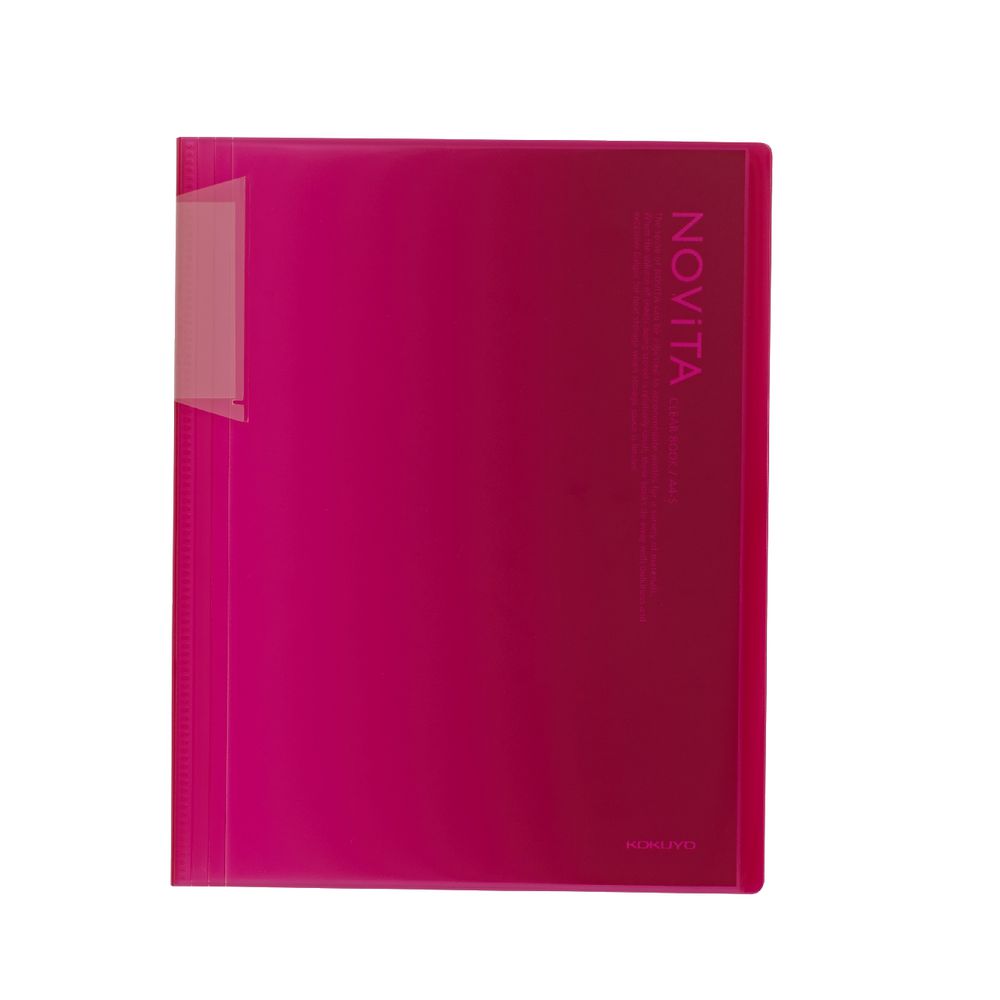 Kokuyo Display Book A4 NOViTA 20 Pocket Pink