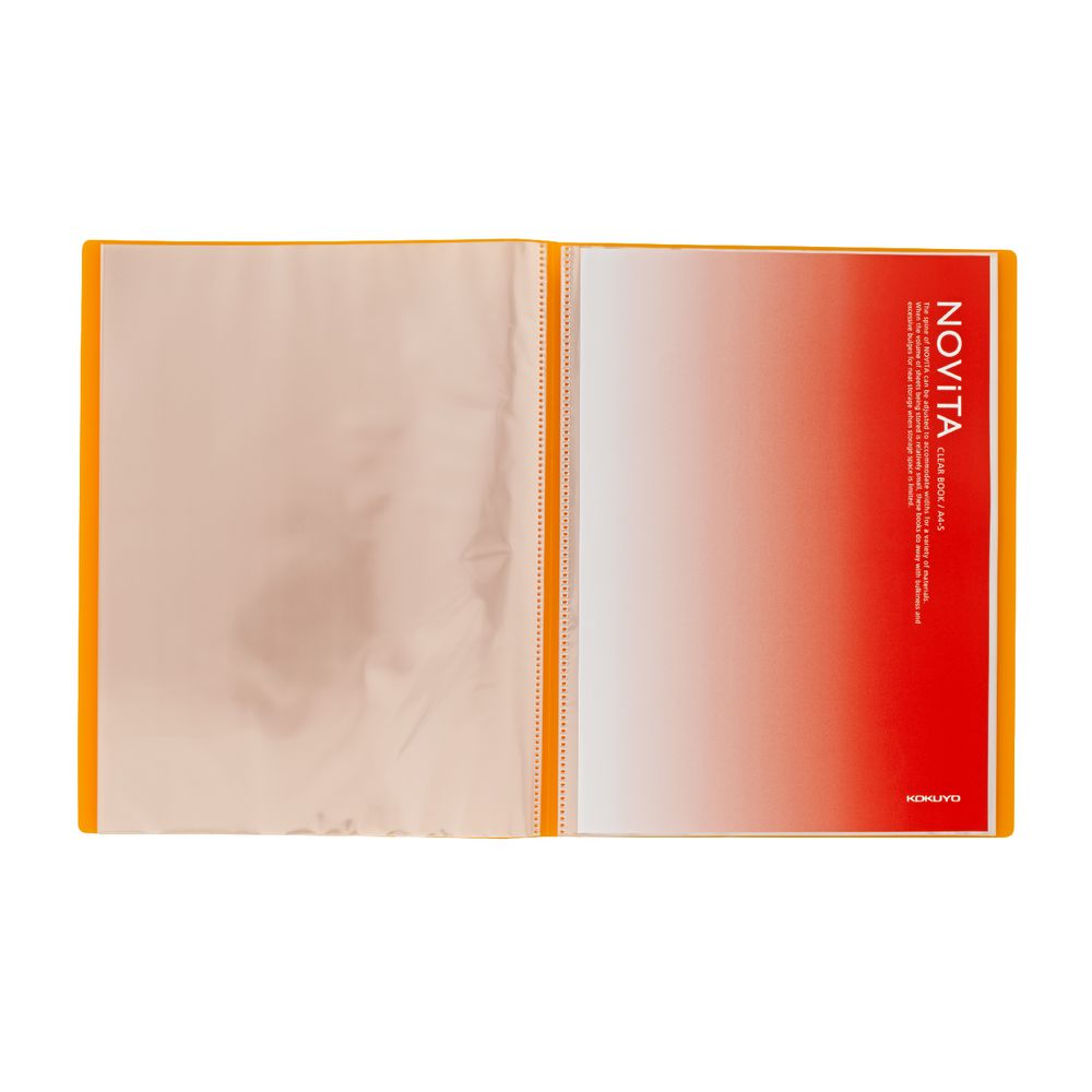 Kokuyo Display Book A4 NOViTA 20 Pocket Yellow