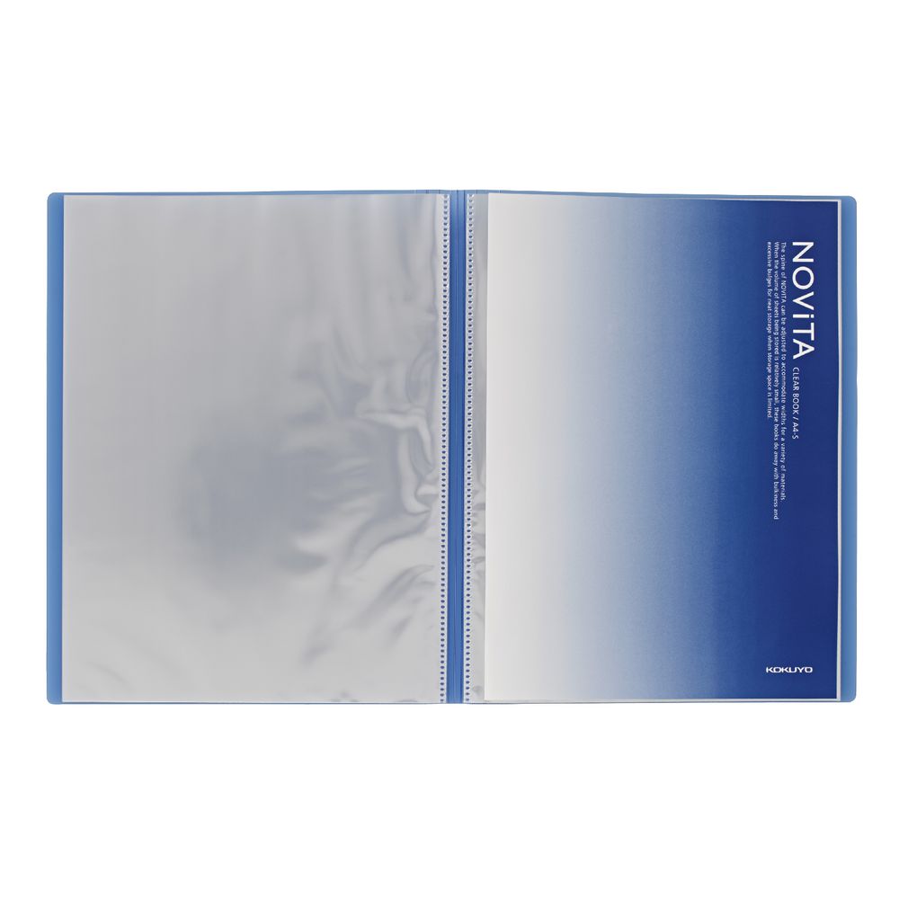 Kokuyo Display Book A4 NOViTA 40 Pocket Blue