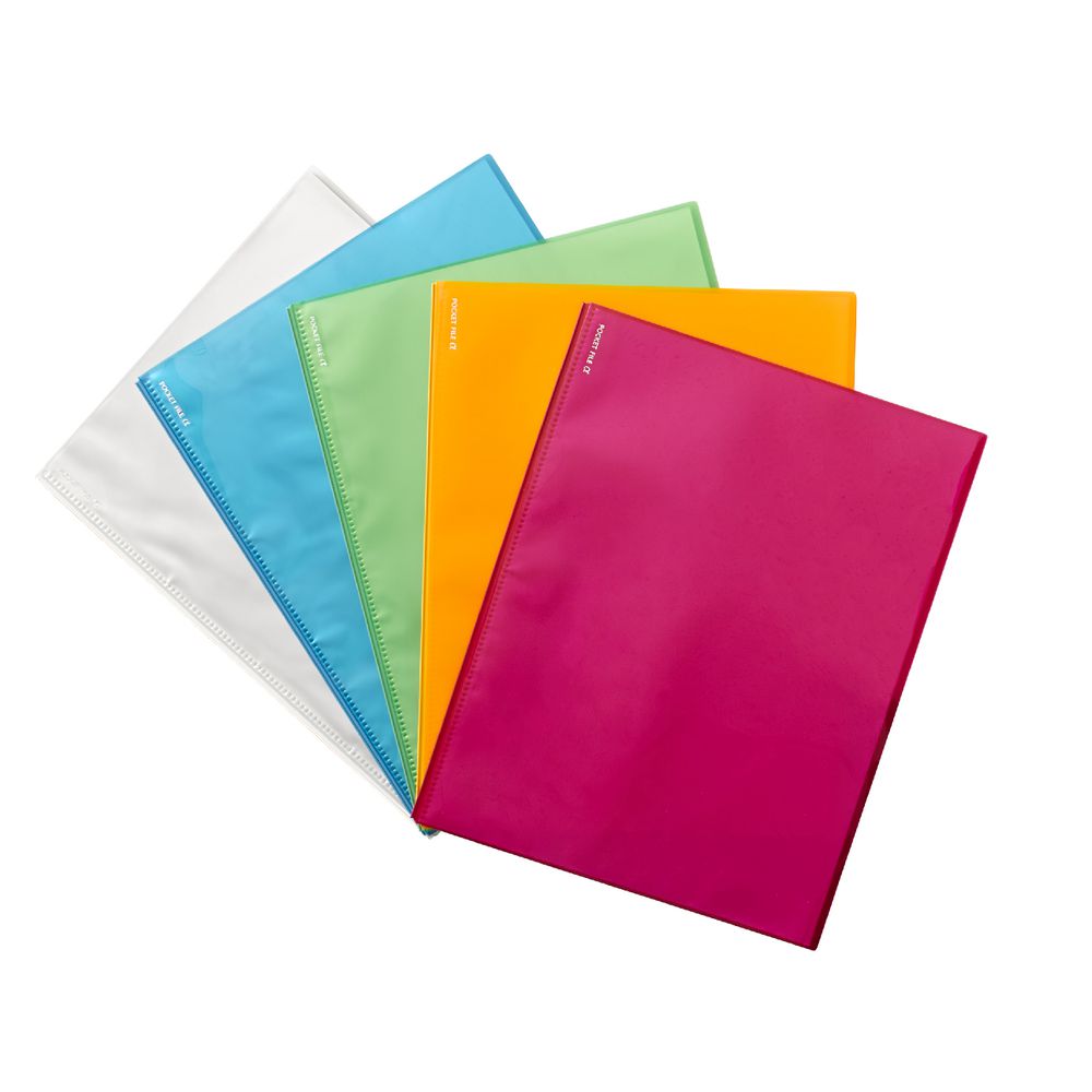 Kokuyo Novita Alpha 12 Pocket File A4 Pink