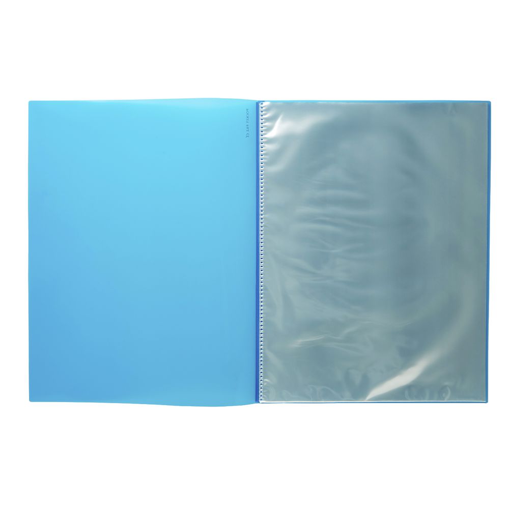 Kokuyo Novita Alpha 24 Pocket File A4 Light Blue