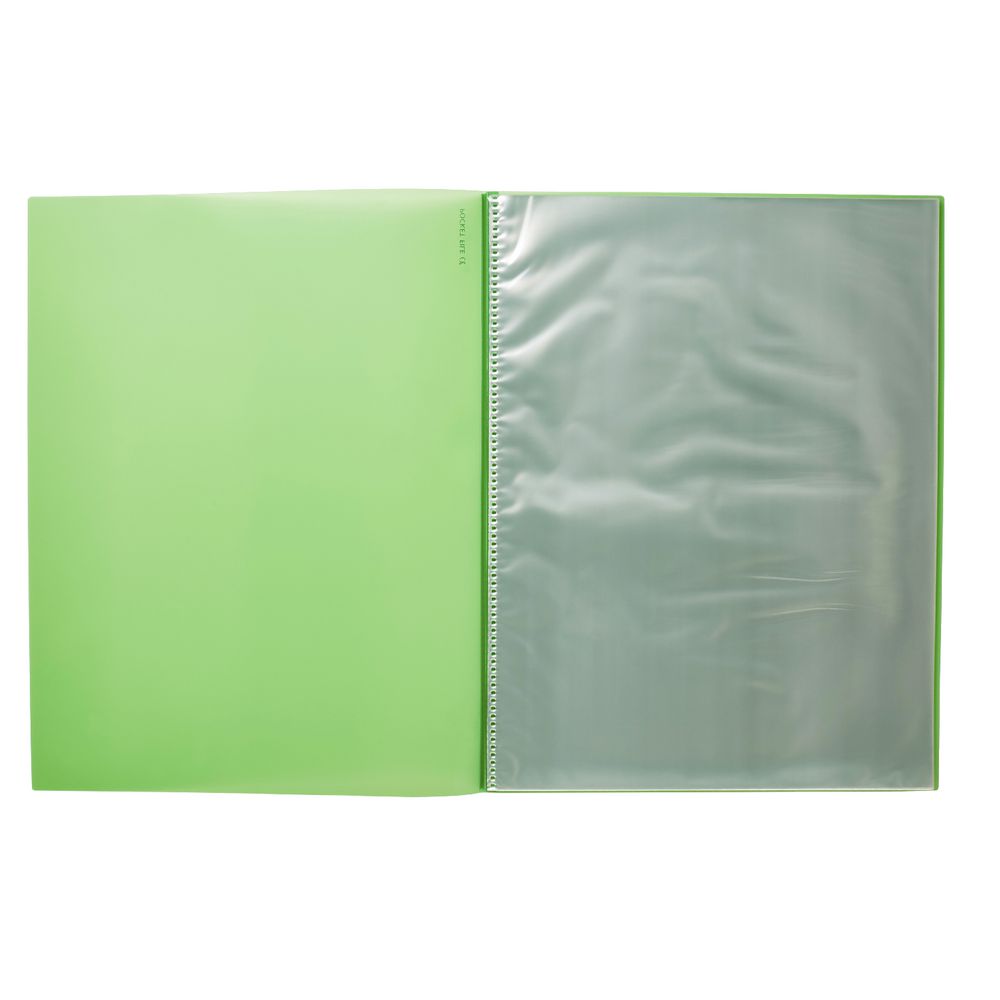 Kokuyo Novita Alpha 24 Pocket File A4 Light Green