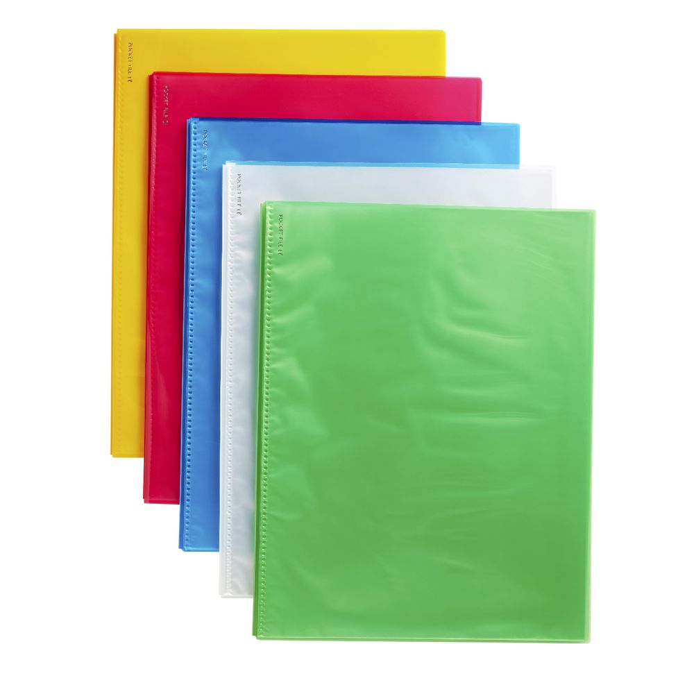 Kokuyo Novita Alpha 24 Pocket File A4 Light Green