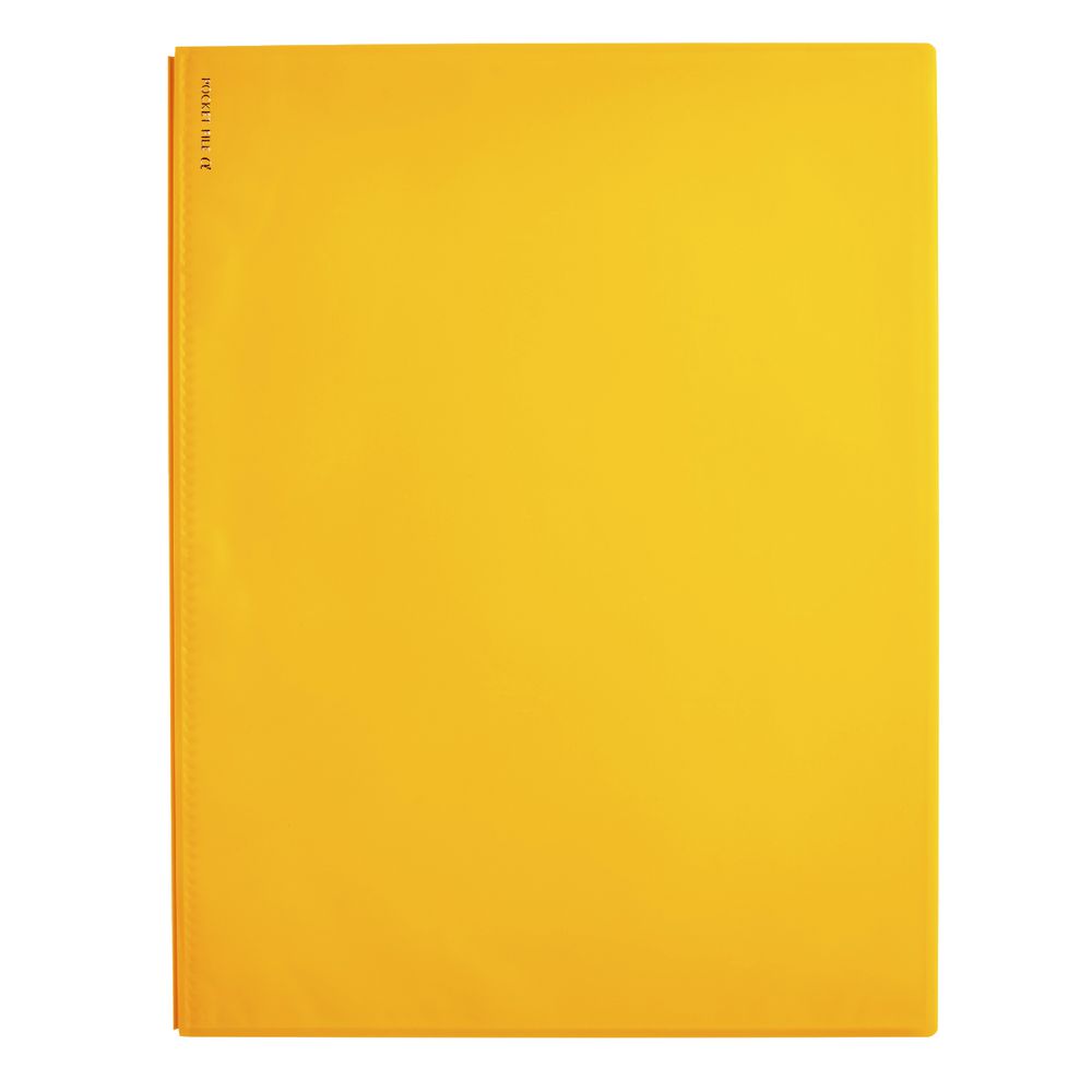 Kokuyo Novita Alpha 24 Pocket File A4 Yellow
